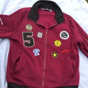 Maroon Zip-up